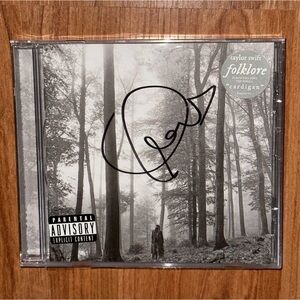 Taylor Swift Signed folklore CD *BRAND NEW NEVER OPENED MINT CONDITION*